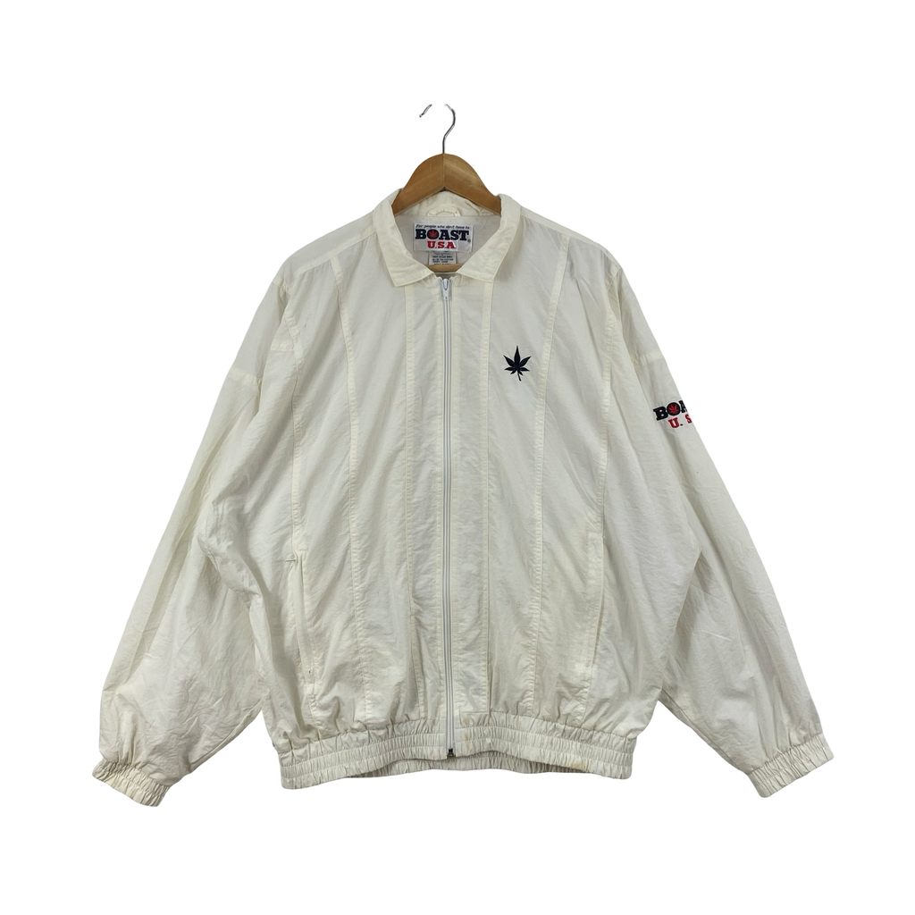 Vintage 90s BOAST USA Harrington Jacket Tennis Golf Windbreaker
