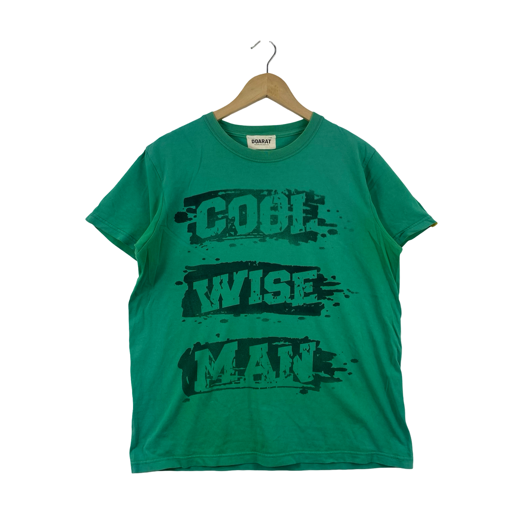 Vintage DOARAT “Cool Wise Man” Graphic Tee Shirt Streetwear Japanese Brand Casual