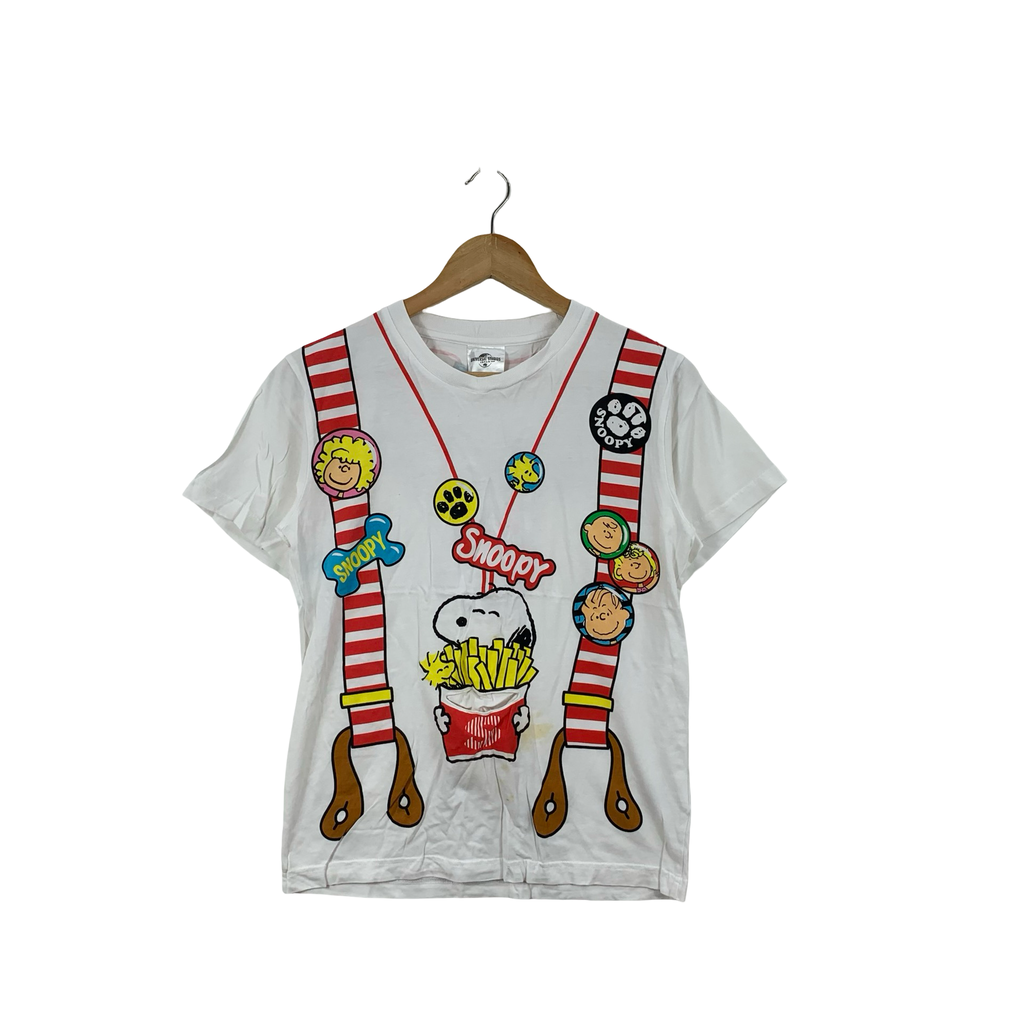 PEANUTS SNOOPY x UNIVERSAL STUDIO Collection Tee Shirt Top Cartoon Comic Strip