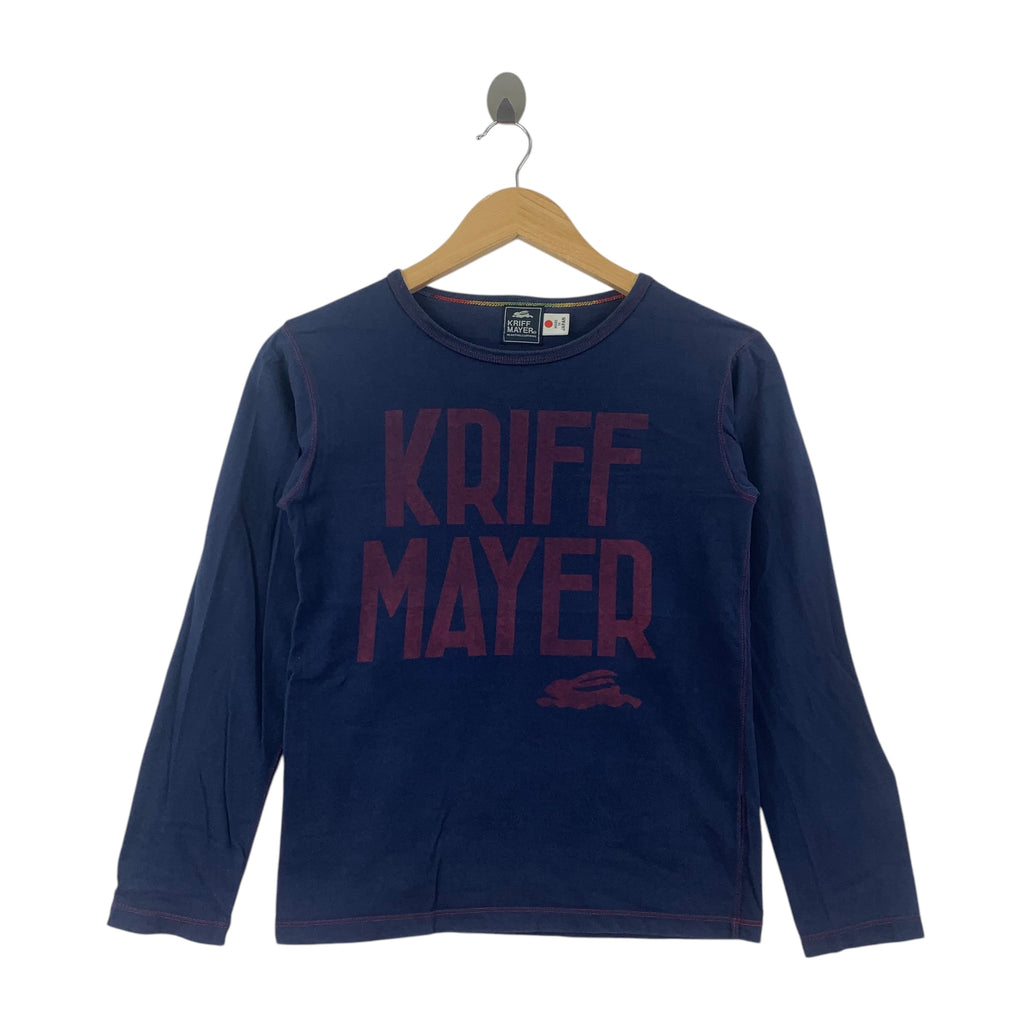 KRIFF MAYER Made In Japan Rabbit Tee Shirt Top Natural Dye Indigo