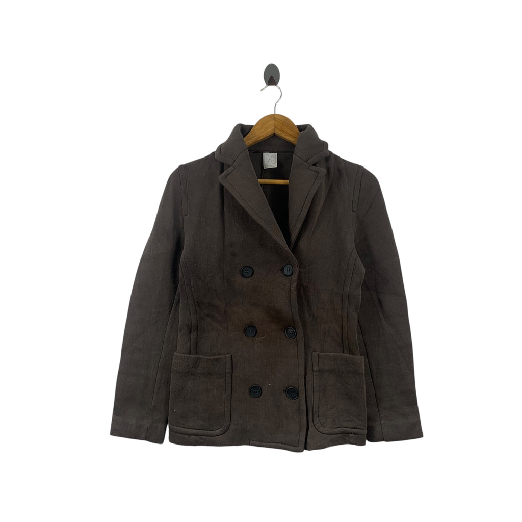 Vintage PUPULA JAPAN DESIGNER Double Breasted Jacket Casual Blazer Coat