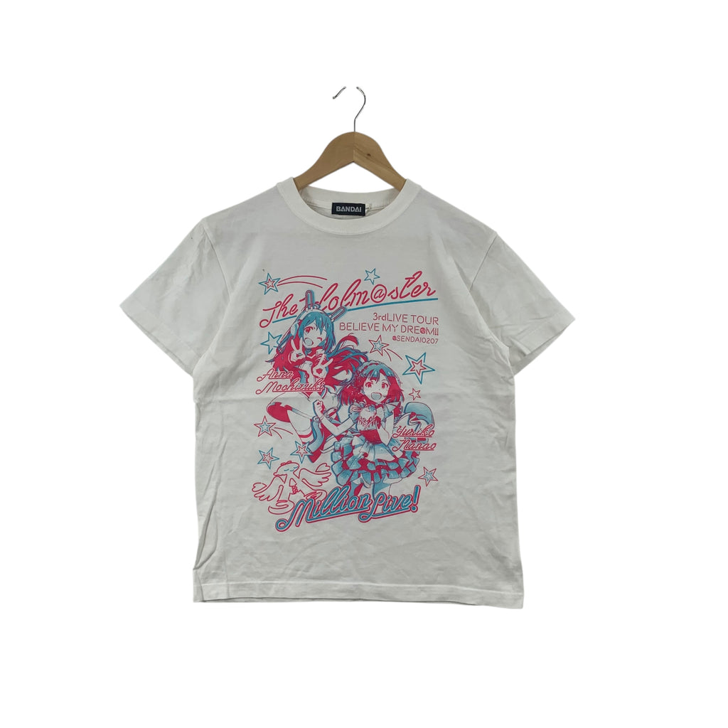 ANIME THE IDOLMASTER Believe My Dream Tour Tee Shirt Top Sendai Anna Yukiko