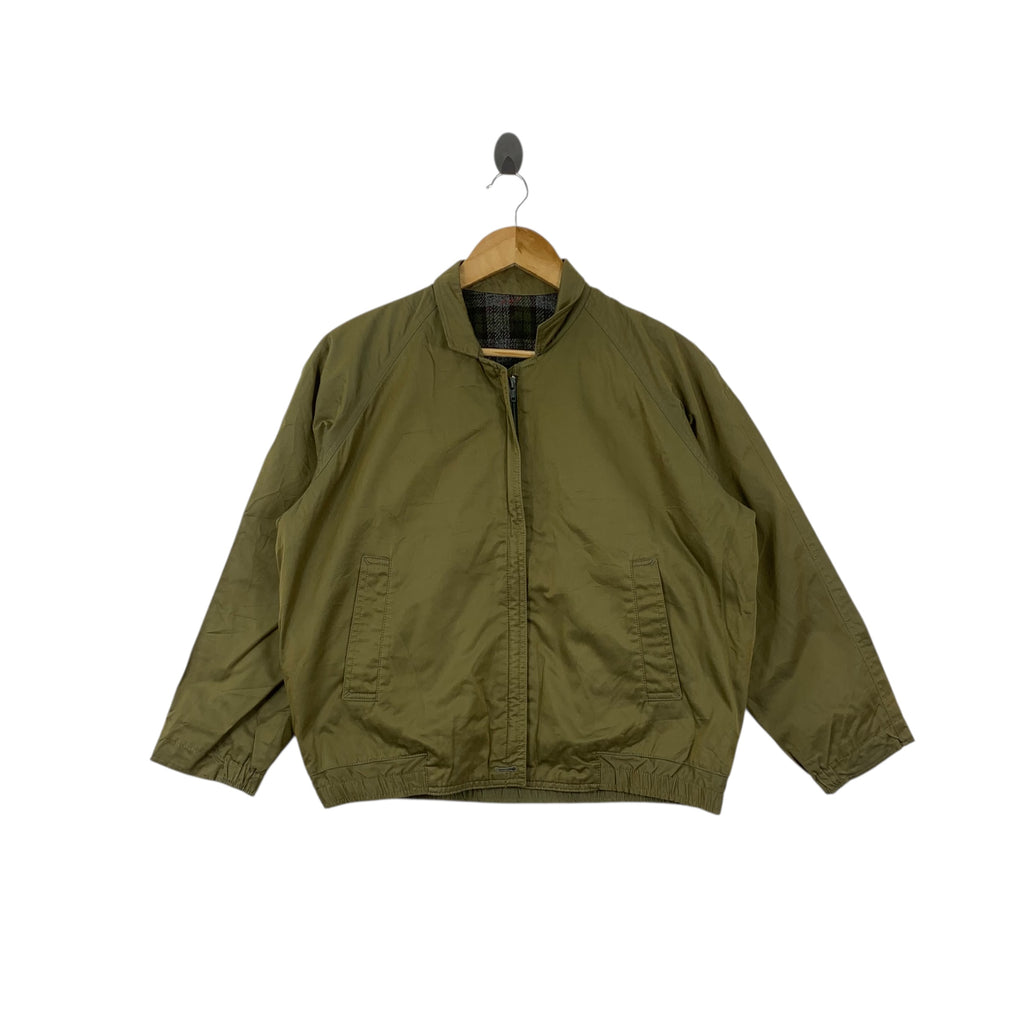 Vintage 80’ LA MODE ROPE JAPAN Collection Tartan Lining Jacket Windbreaker