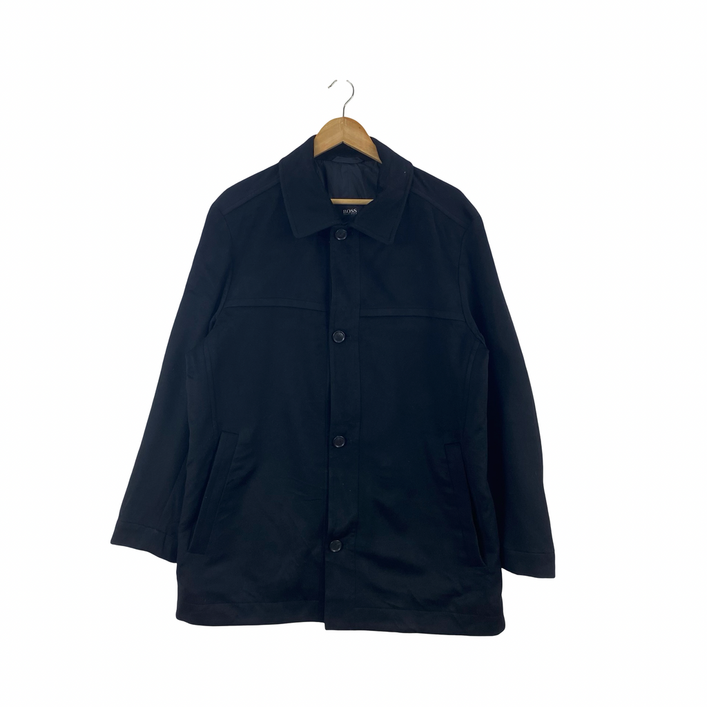 Vintage HUGO BOSS COLOMBO Colombo Button Up Coat Jacket