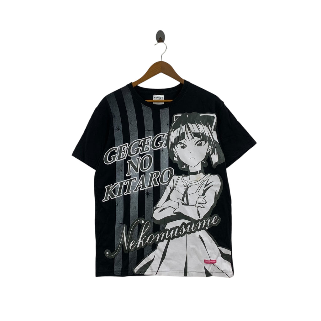 GEGEGE NO KITARO Neko Musume Anime Manga Tee Shirt Top Shigeru Mizuki Kodansha