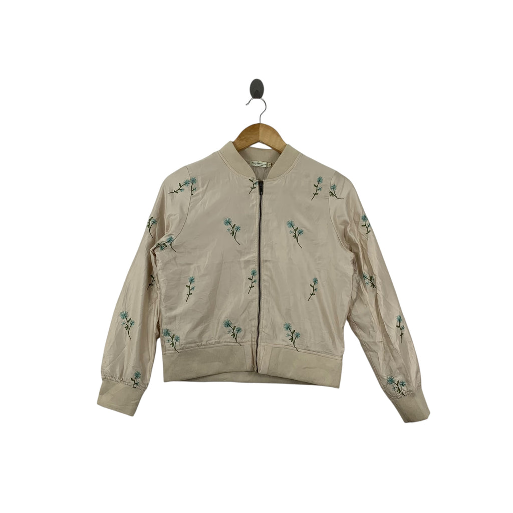 EARTH MUSIC ECOLOGY Japan Premium Label Sukajan Jacket Windbreaker Floral
