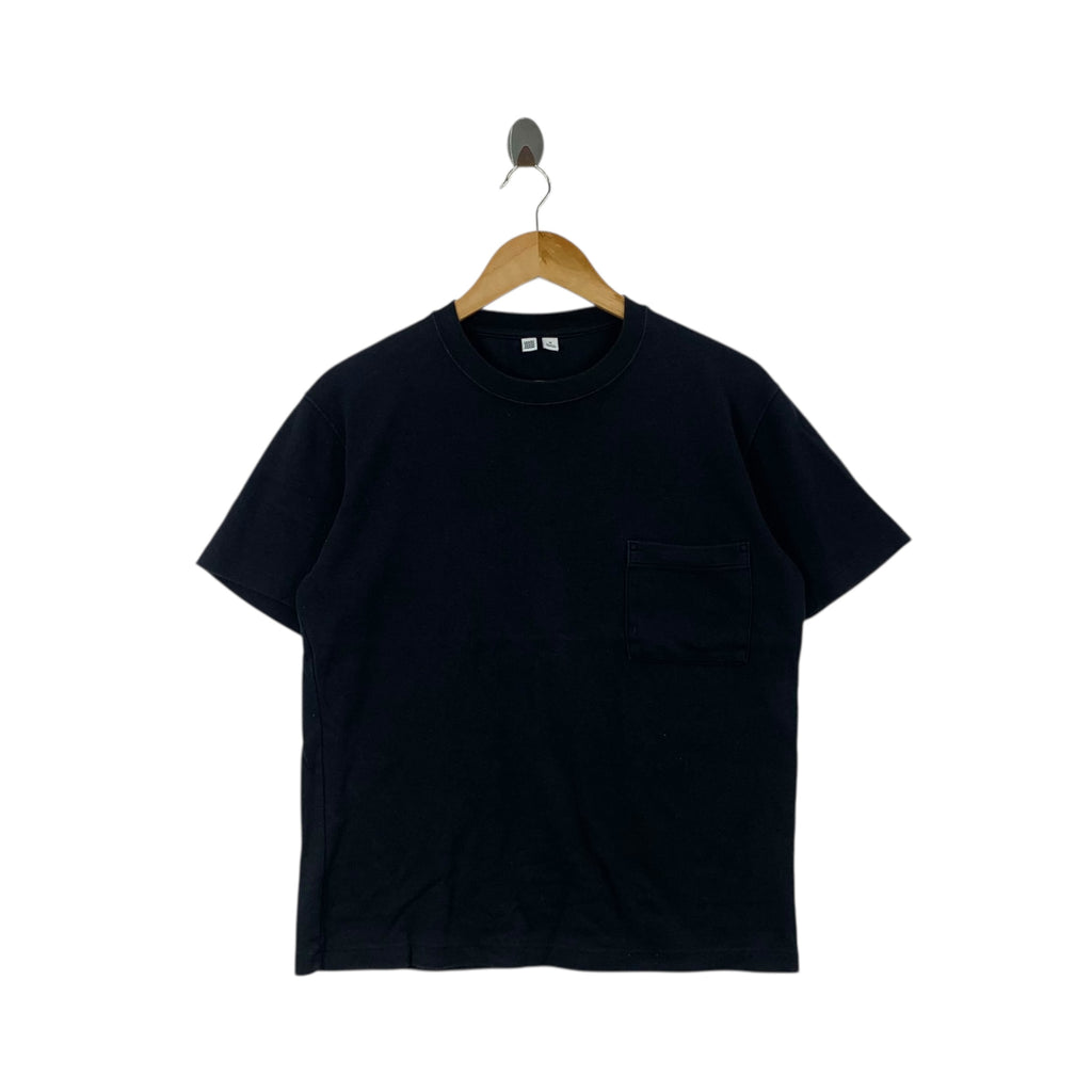LEMAIRE x UNIQLO COLLECTION Plain Black Tee Shirt Top UUU Collaboration