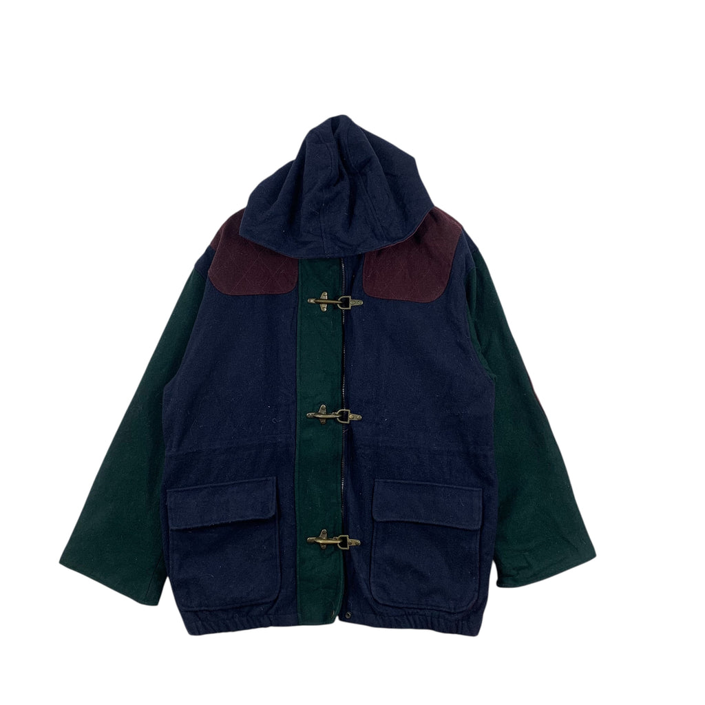 Vintage OUT BROOK Duffle Coat Heavy Jacket Outdoor Parka Windbreaker