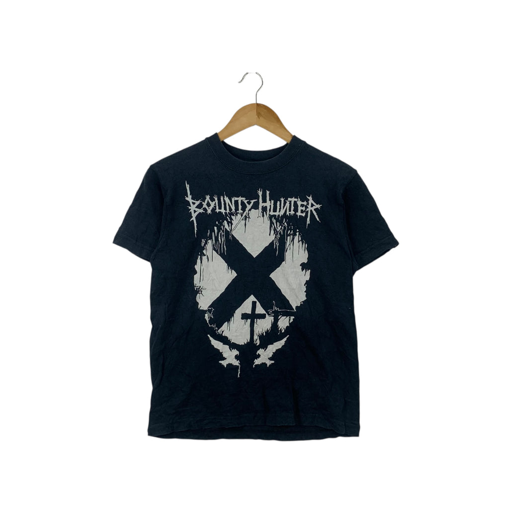 Vintage BOUNTY HUNTER Hikaru Iwanaga Cross Horror Tee Shirt Top Shibuya Design Studio