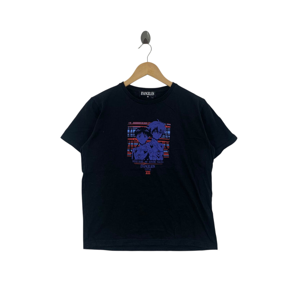 EVANGELION ANIME KAWORU NAGISA Shinji Hikari Tee Shirt Top Manga Neon Genesis Cyber Graphics Hideaki Anno