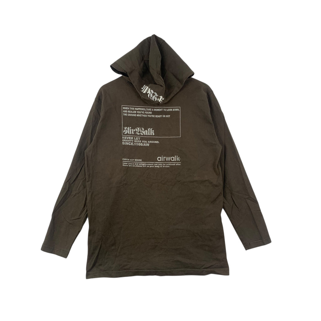 AIRWALK SKATEBOARD Never Let Graffiti Boss You Hoodie Pullover Modern Streetwear