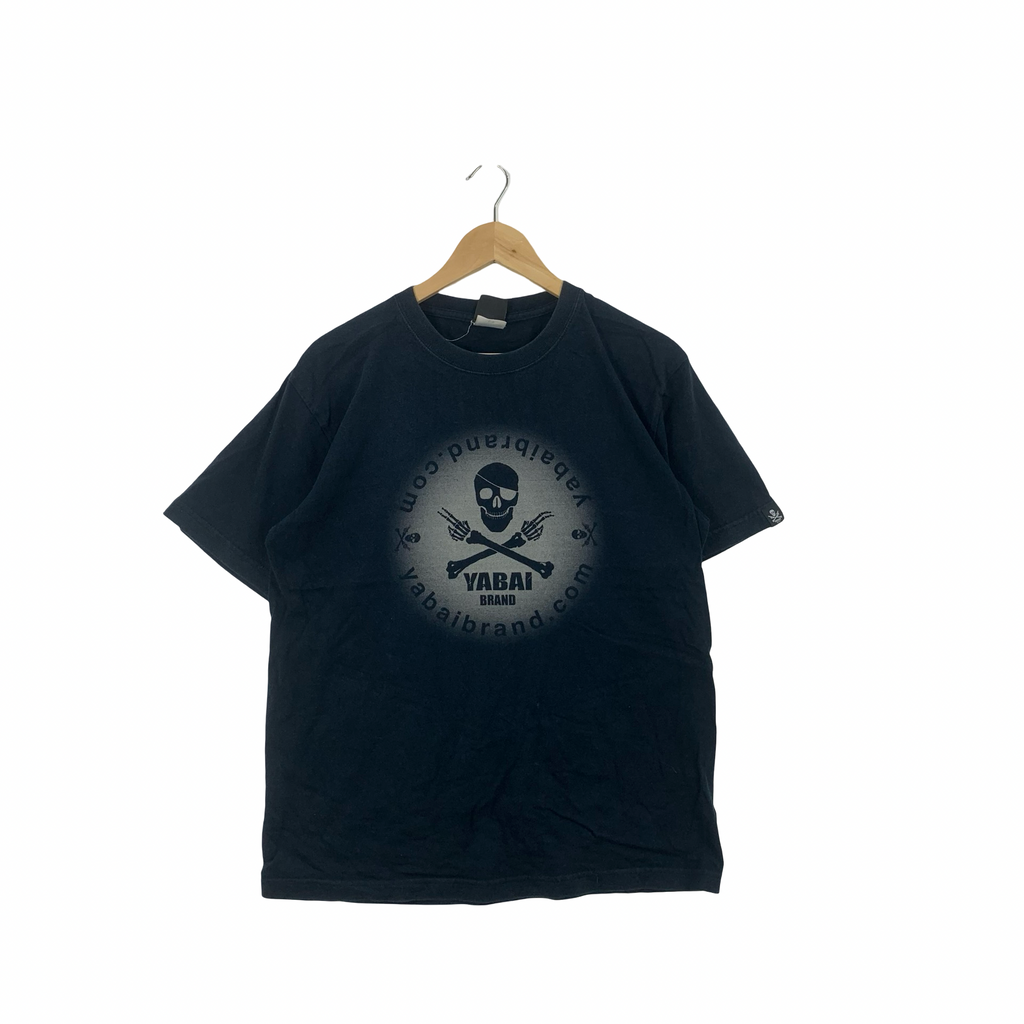 YABAI BRAND Gary Yamamoto Custom Baits Association Skull Logo Tee Shirt Top