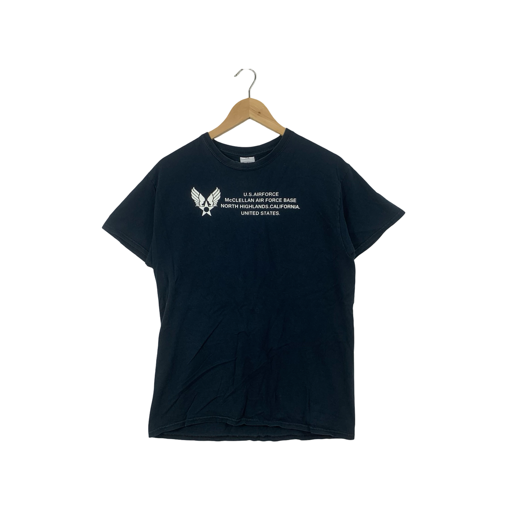 UNITED STATES Air Force McClellan Air Force Base North Highlands California Tee Shirt Top Air Force Military