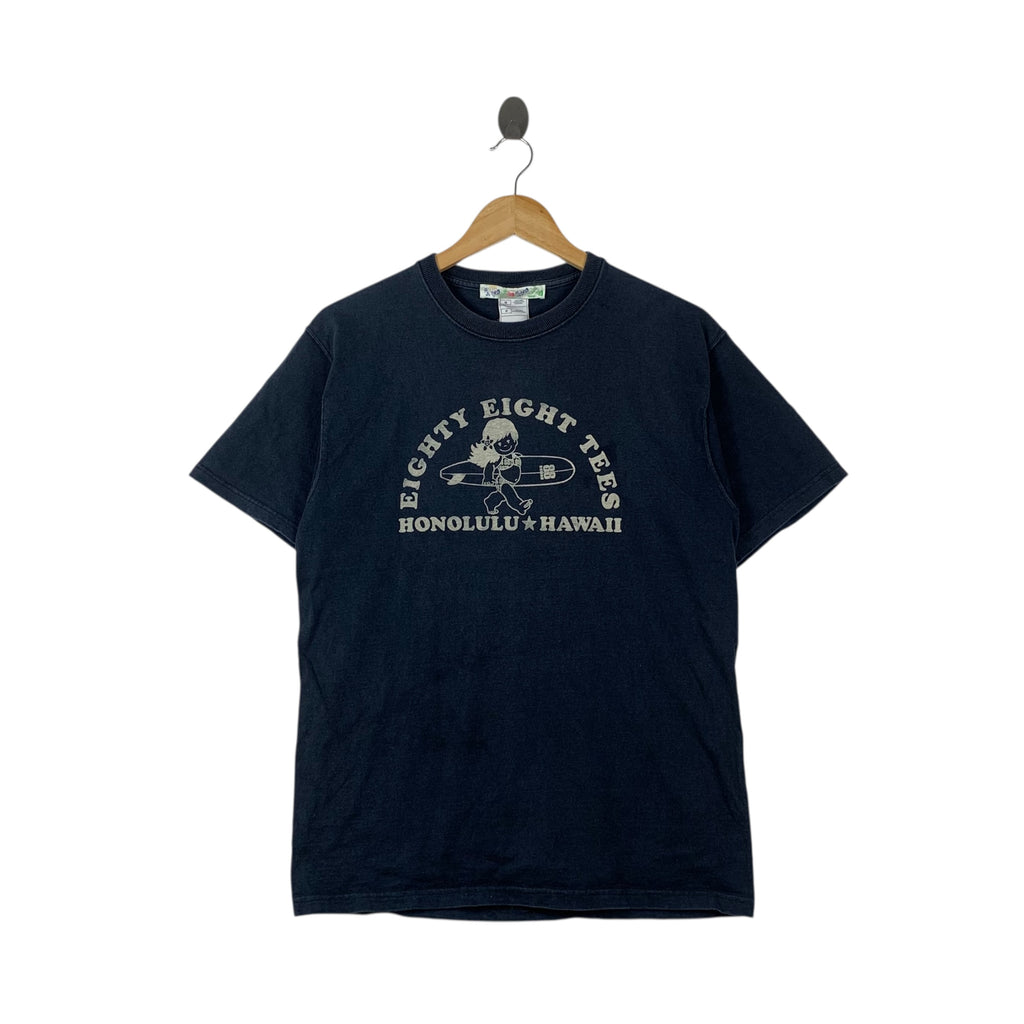 Vintage EIGHTY EIGHT TEES Honolulu Hawaii 88 Tee Shirt Top Surf Island Summer