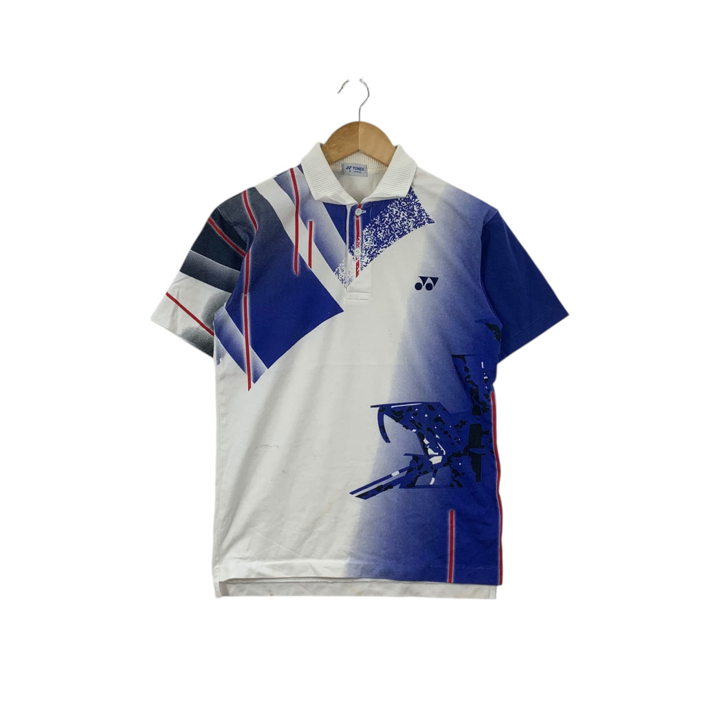 Vintage YONEX x ISSEY MIYAKE Badminton Abstract Polo Tee Shirt Top Design Studio Jersey