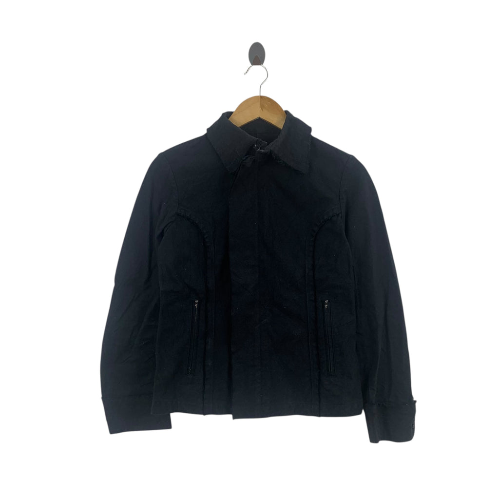 Vintage COMME DES GARCONS Tricot Collection Rocker Jacket Coat Rei Kawakubo Motorcycle Punk