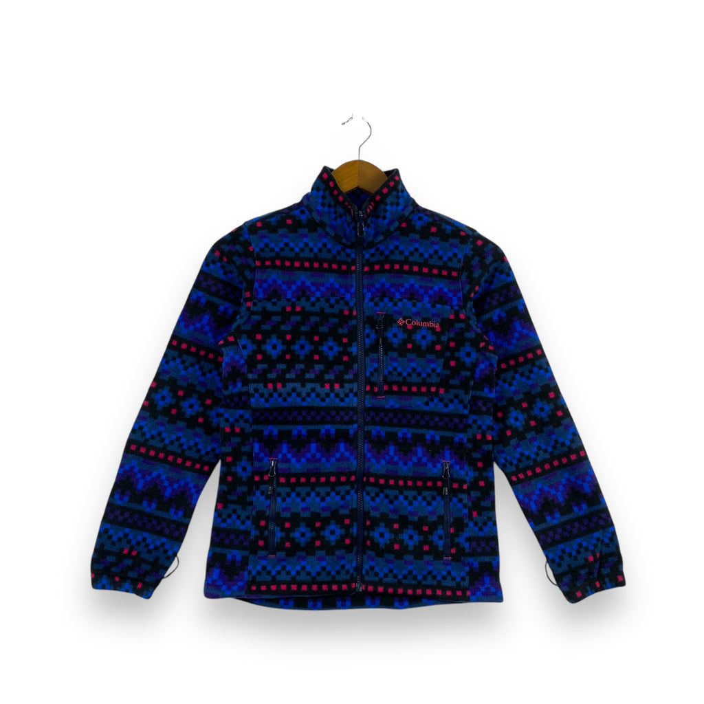 Vintage COLUMBIA INTERCHANGE Fabric Aztec Navajo Jacket Outdoor