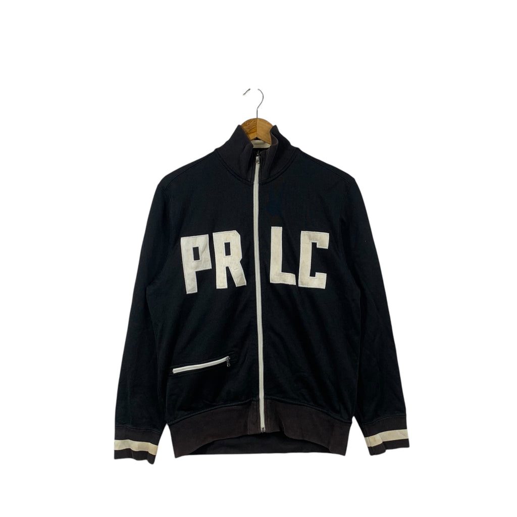 Vintage POLO RALPH LAUREN Plrc Embossed Logo Zipper Sweater Sweatshirt Jacket Windbreaker