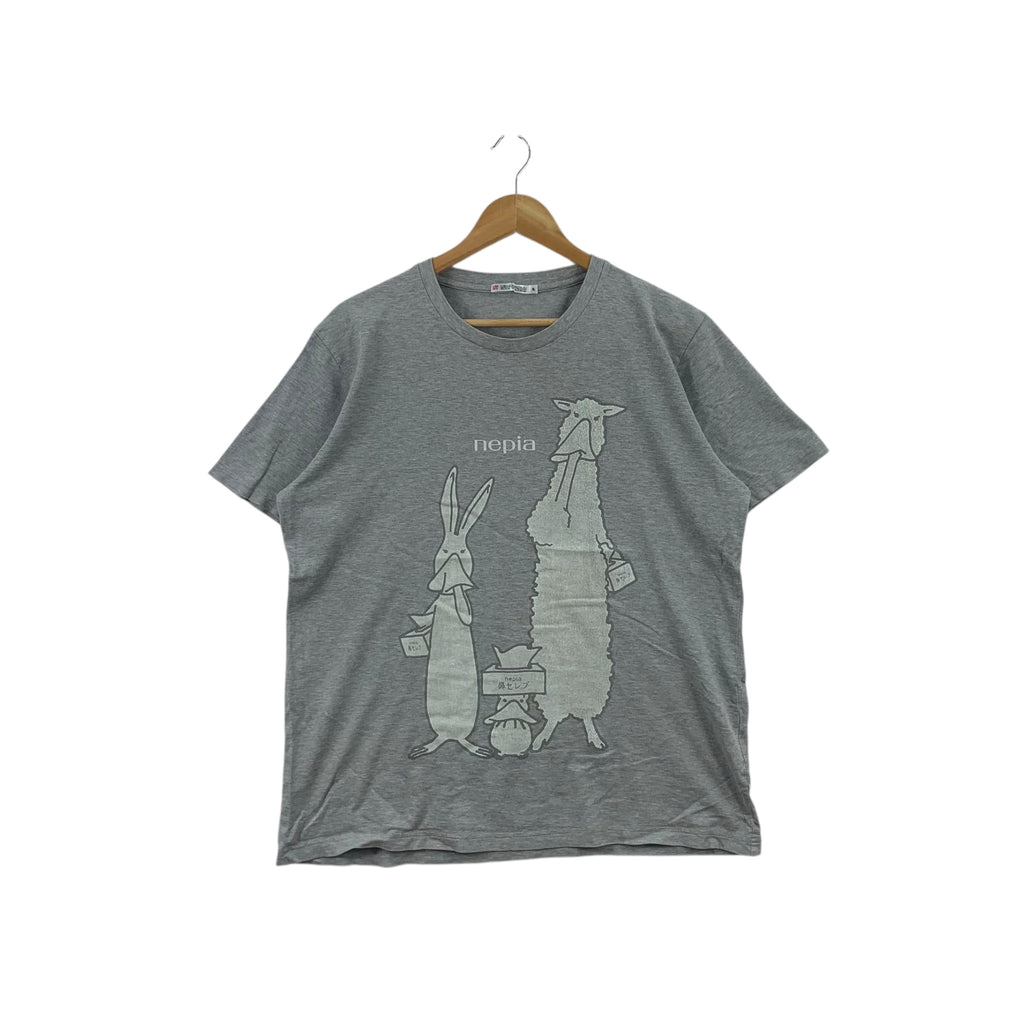 UNIQLO x NEPIA BONNOH ILLUSTRATION Artwork Tee Shirt Top Collaboration Collection