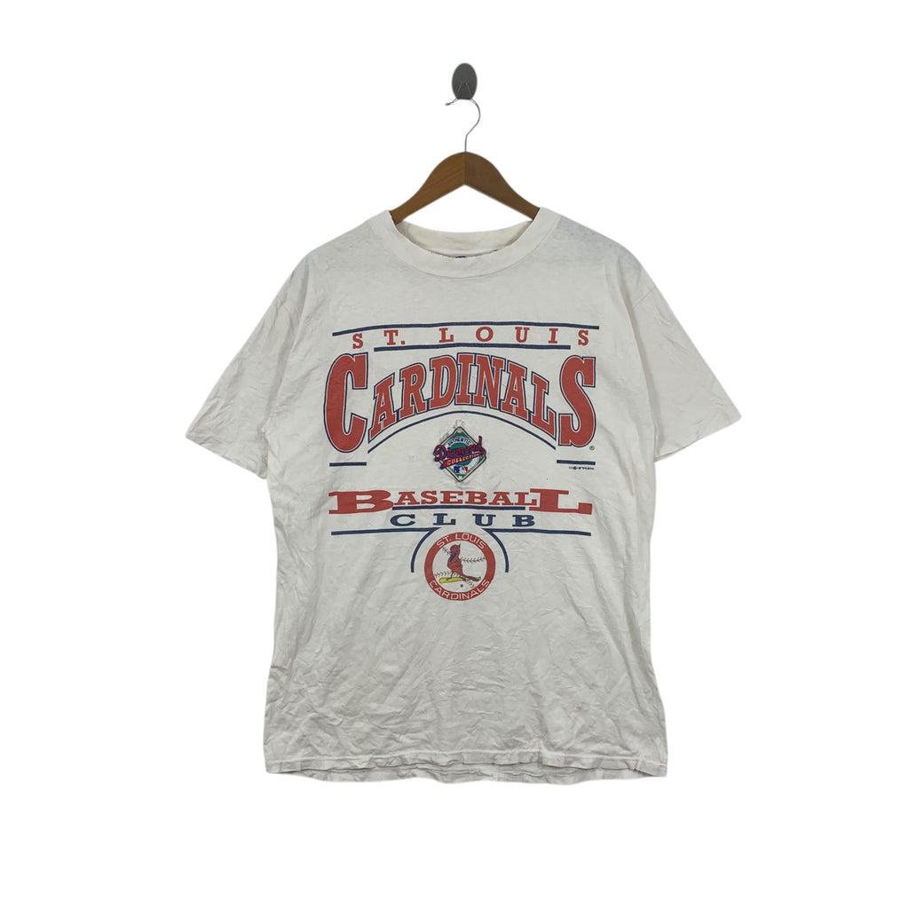 Vintage 1993 MLB CARDINALS ST. LOUIS Thrashed Tee Shirt Top Baseball Club League