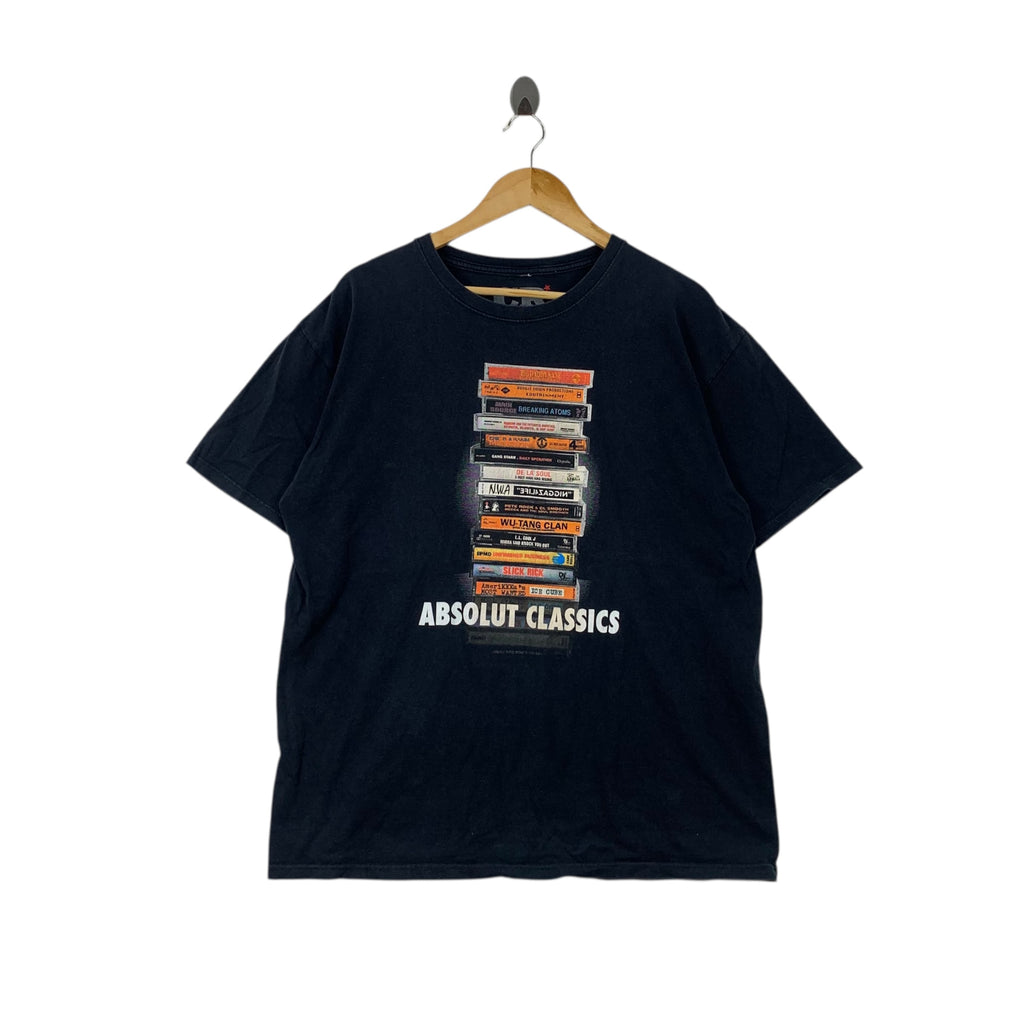 Vintage CHIEFROCKA INDUSTRIES Hip Hop Tape Tee Shirt Top Wutang De La Soul