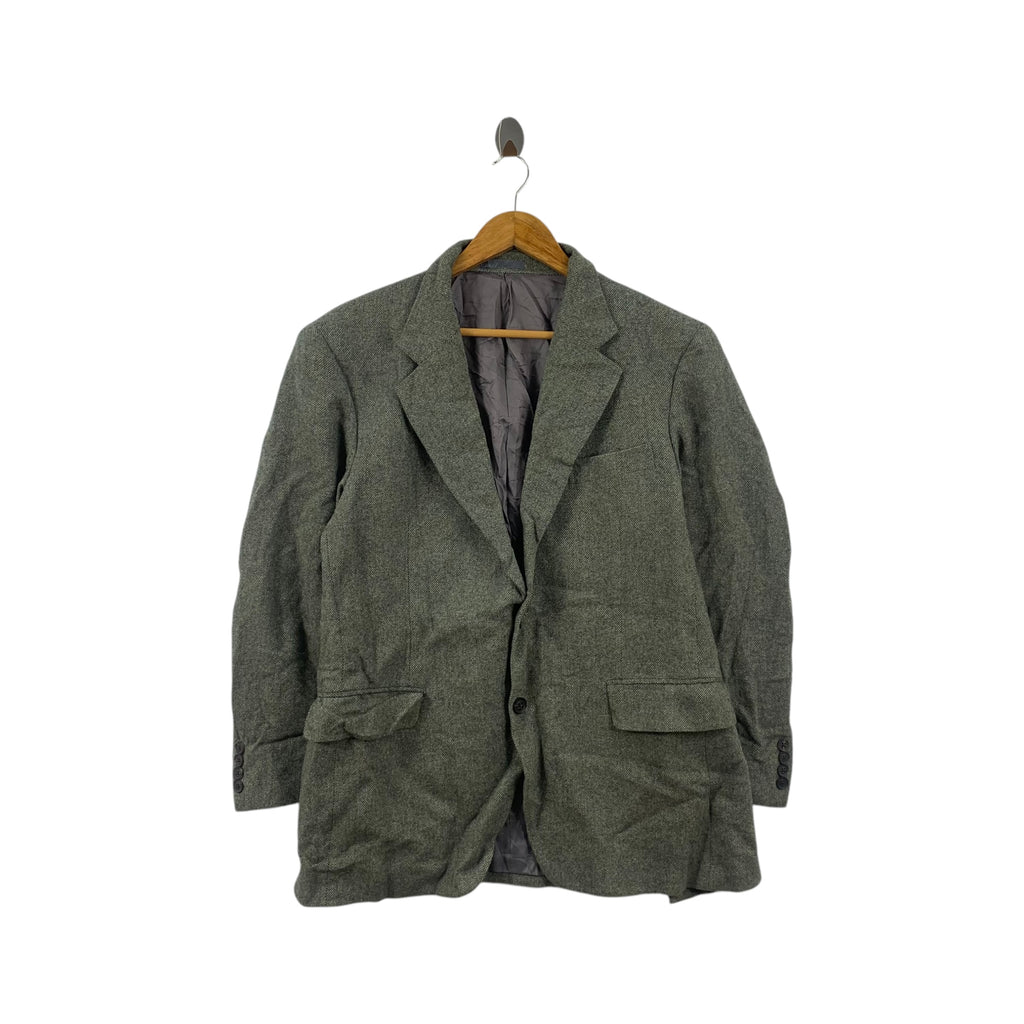 Vintage 90’ BURBERRY LONDON Angora Mohair Fabric Blazer Sport Coat 2 Button