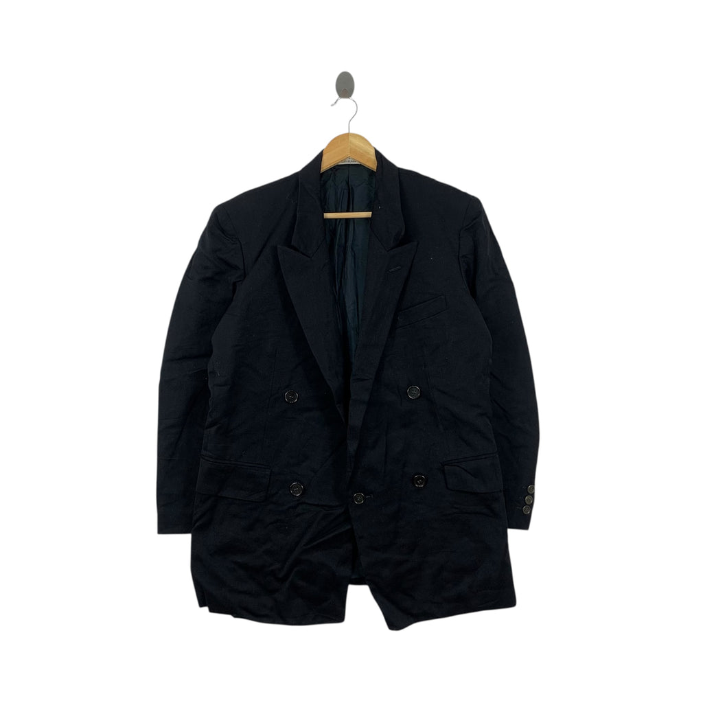 Vintage TOKIO KUMAGAI JAPAN Double Breasted Peacoat Blazer Coat Formal Suit Jacket