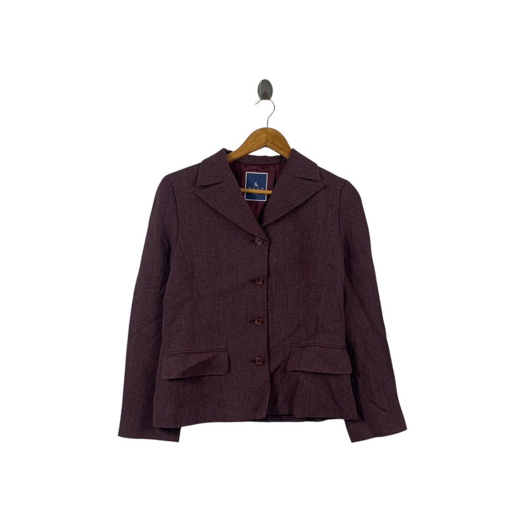 Vintage ELLE PARIS COLLECTION Notched Lapel Blazer Sport Coat Jacket