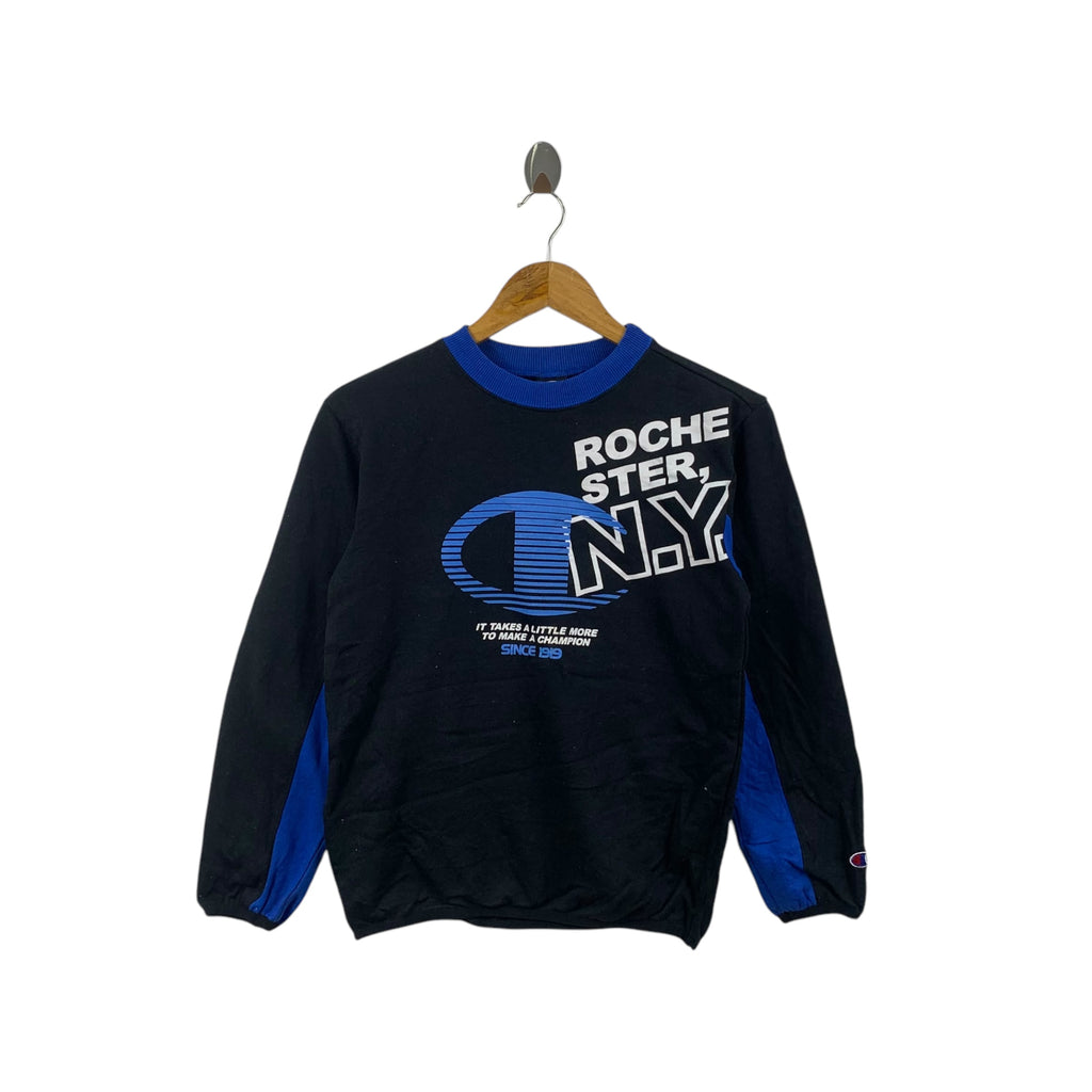 Vintage CHAMPION USA ROCHESTER New York Sweatshirt Sweater Pullover Ringer