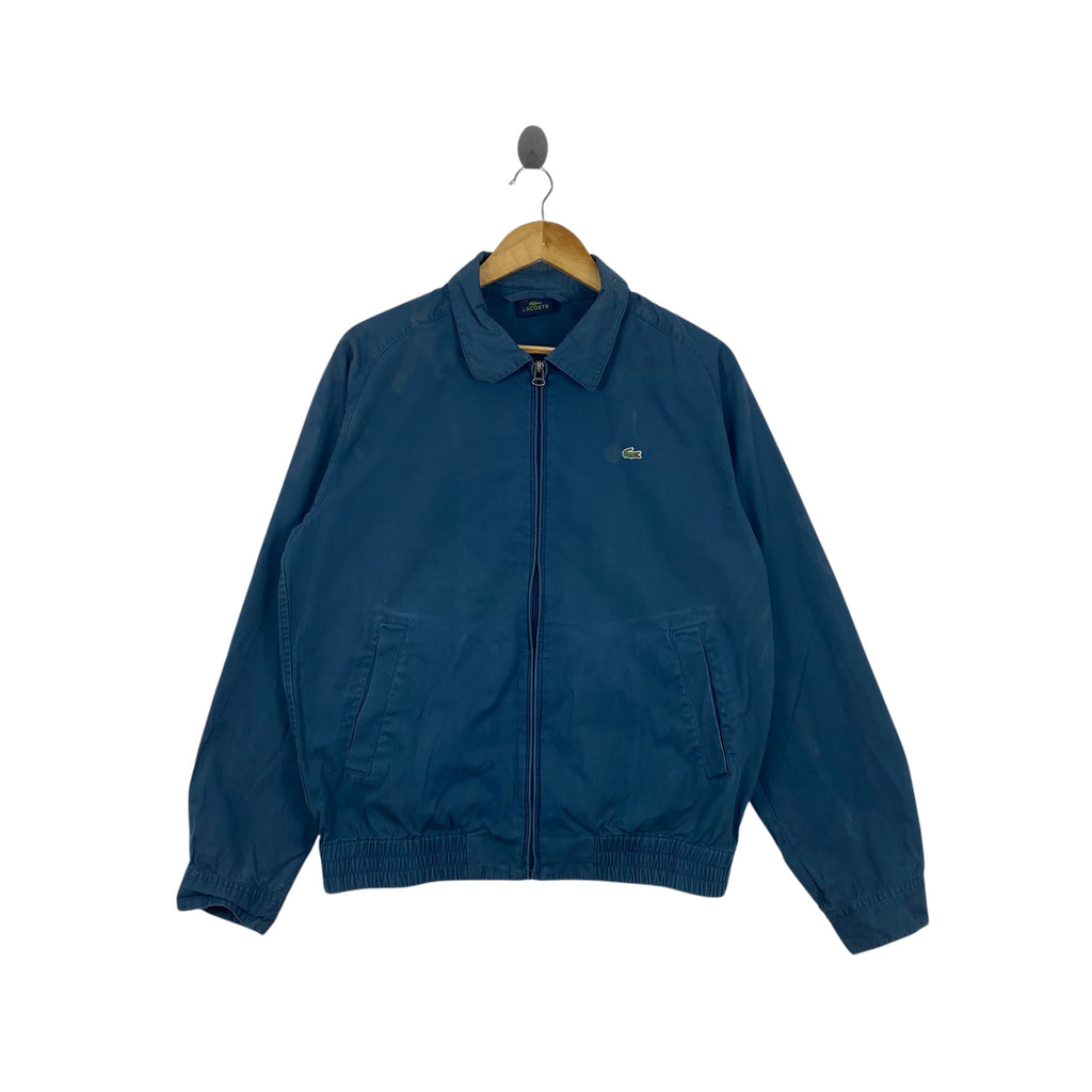 Vintage LACOSTE Harrington Jacket Full Zip Jacket Classic Embroidered Crocodile Logo Retro Casual Lightweight Outerwear Jacket