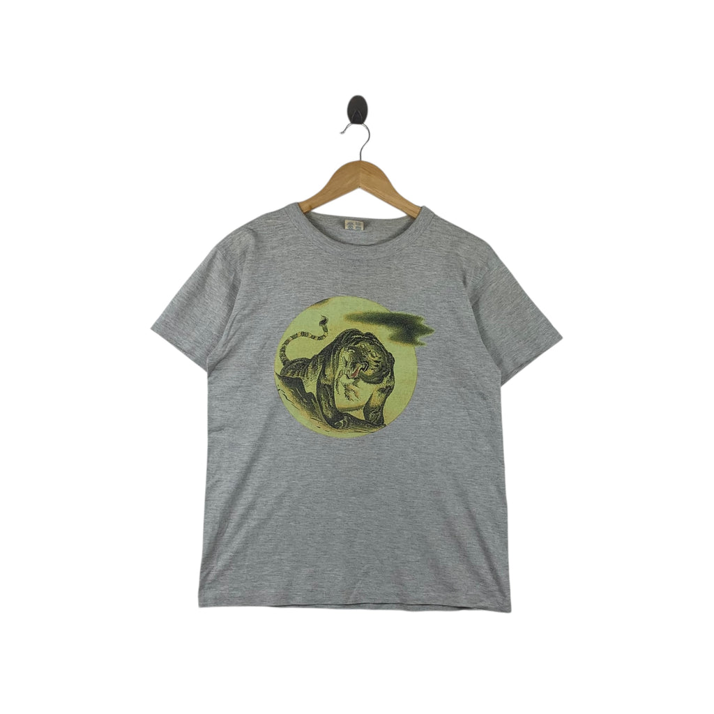 Vintage SUKAJAN T SHIRTS Tiger Japan Souvenir Tee Shirt Top Manga Animation