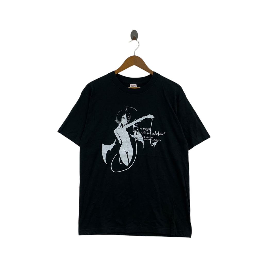 NAGOMI SHIRAISHI The Scarlet Hills Anime Manga Tee Shirt Akaneiro Ni Somarusaka Short Sleeve
