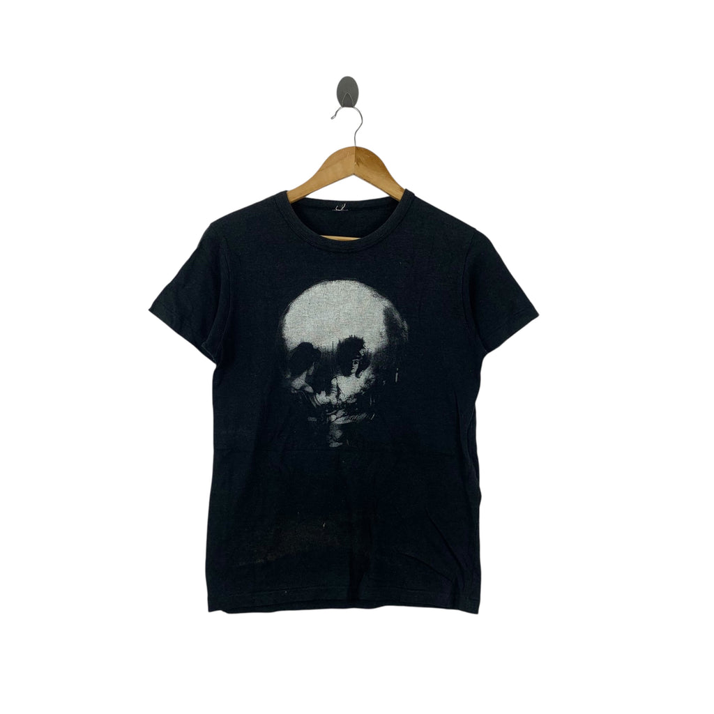 SKULL BONES Punk Graphic Tee Shirt Top Designer Made In Japan