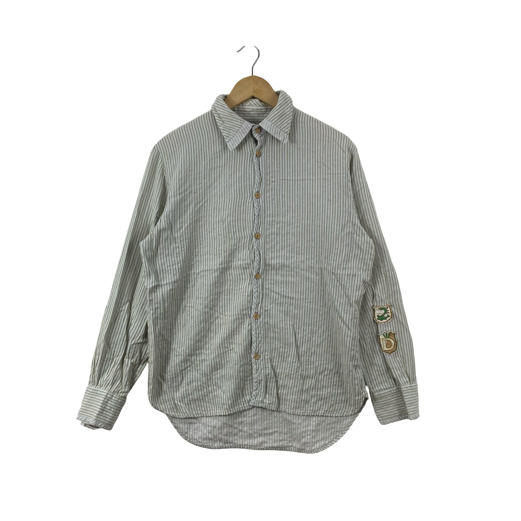 Vintage DIESEL Long Sleeve Button Up Shirt Striped Casual Classic