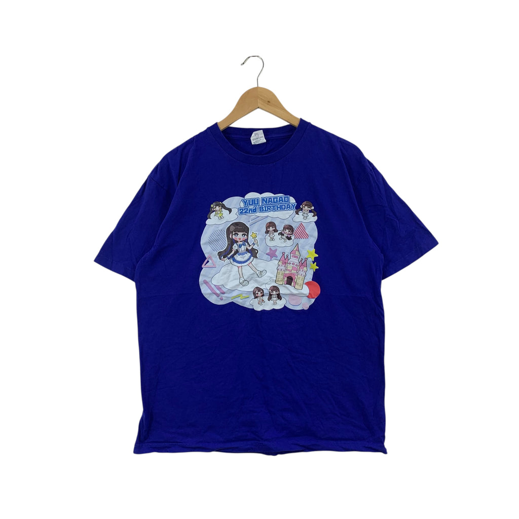 YUU NAGAO 22nd Birthday Celebration Chula Anakie Member Tee Shirt Top Japan Idol