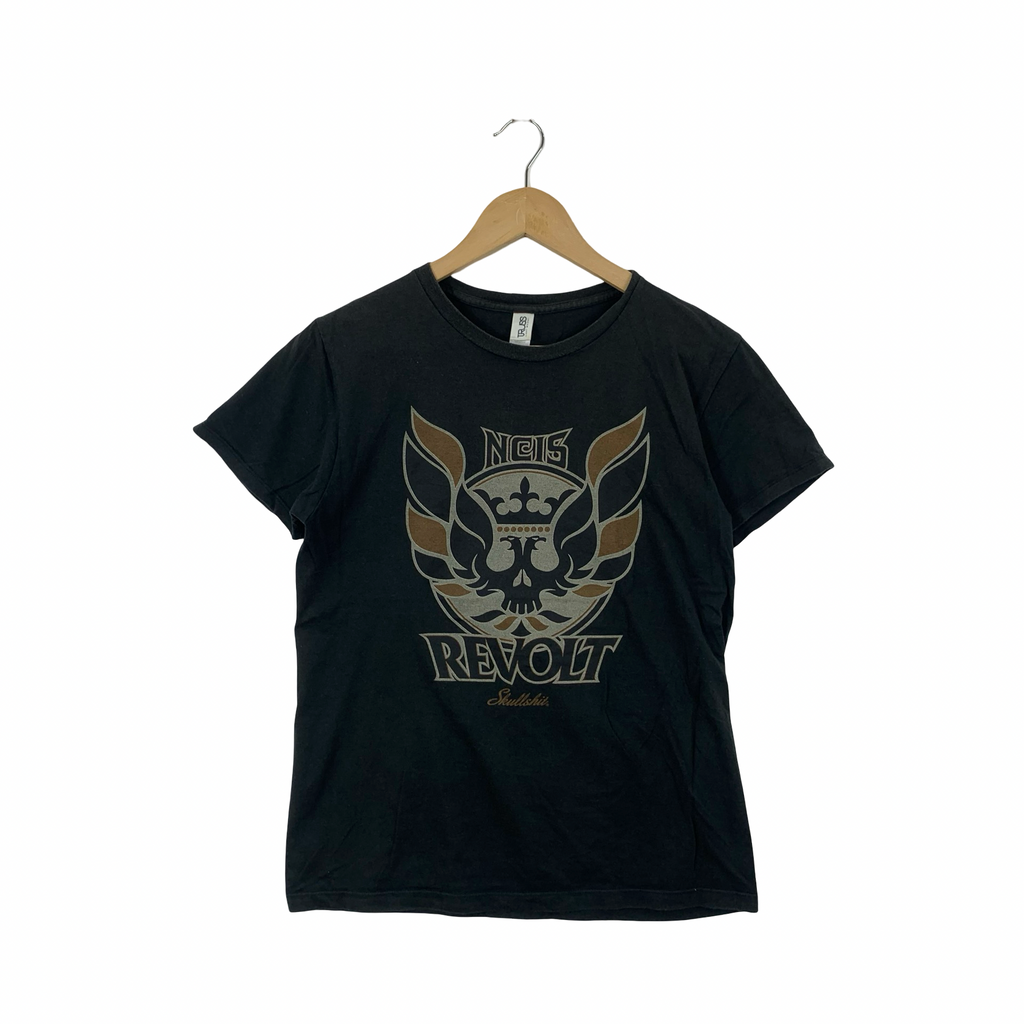 NCIS REVOLT x SKULLSHIT Hardliner Japanese Rock Band Tee Shirt Top