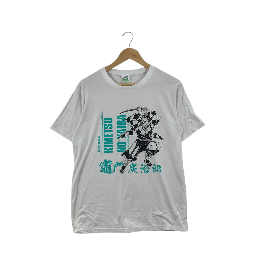 KIMETSU NO YAIBA Demon Slayer Kamado Tanjiro Tee Shirt Top Anime Manga Koyoharu Gotouge
