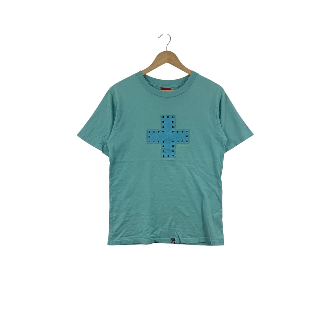 Vintage UNDERCOVER JUN TAKAHASHI Equipment Cross Logo Tee Shirt  Graphic Streetwear Single