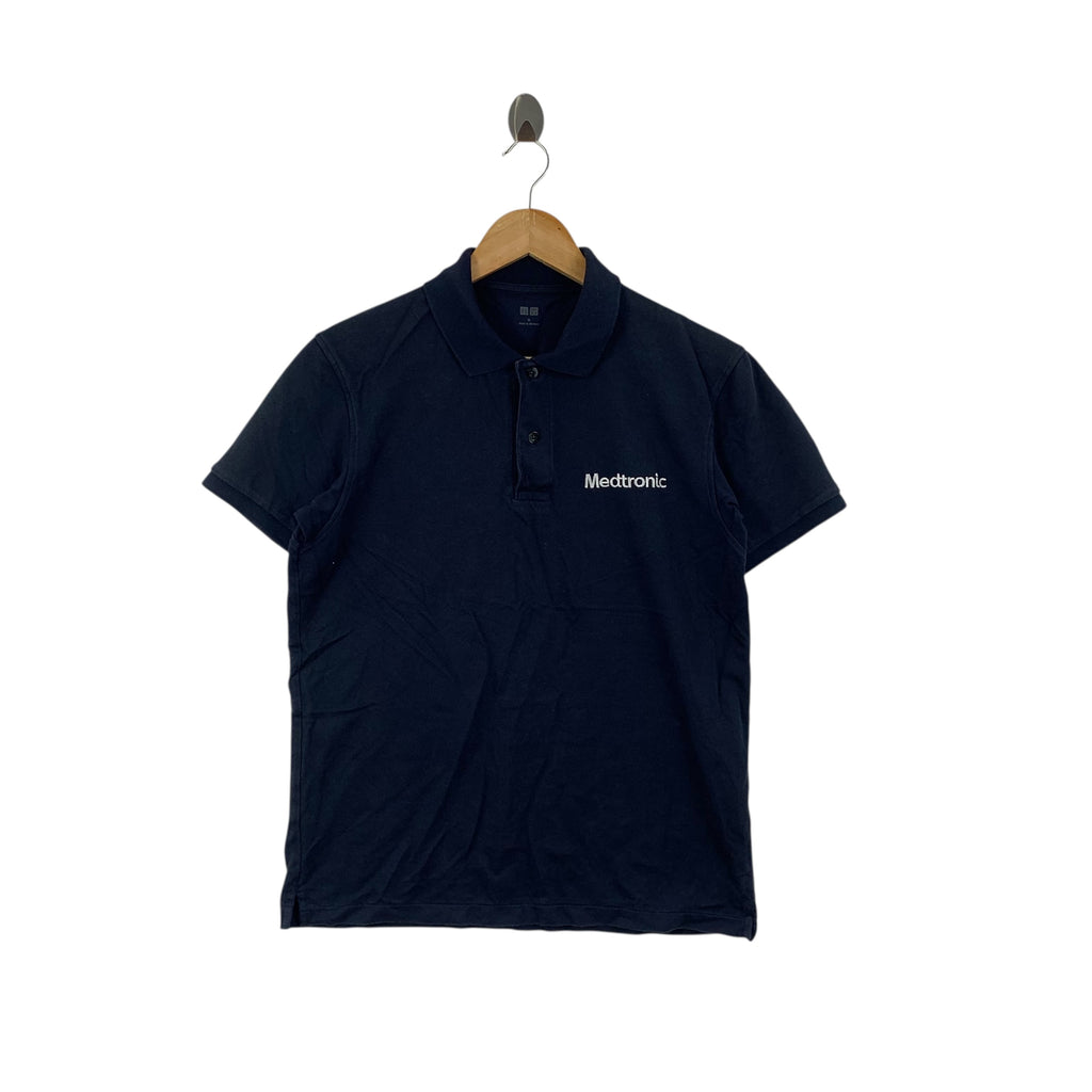 UNIQLO x MEDTRONIC Executives Doctor Polo Tee Shirt Top Embroidered Logo