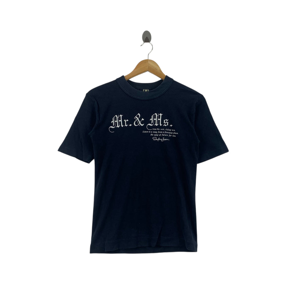 Vintage SKYLINE JAPAN NISSAN Racing Team Tee Shirt Top Mr. Ms. Grand Prix