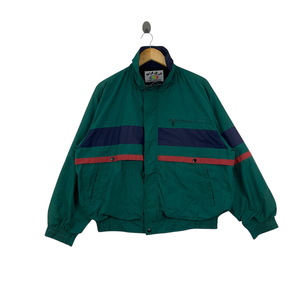 Vintage 90s WARP INFINITY COLLECTION Classic Design Jacket Windbreaker Outdoor
