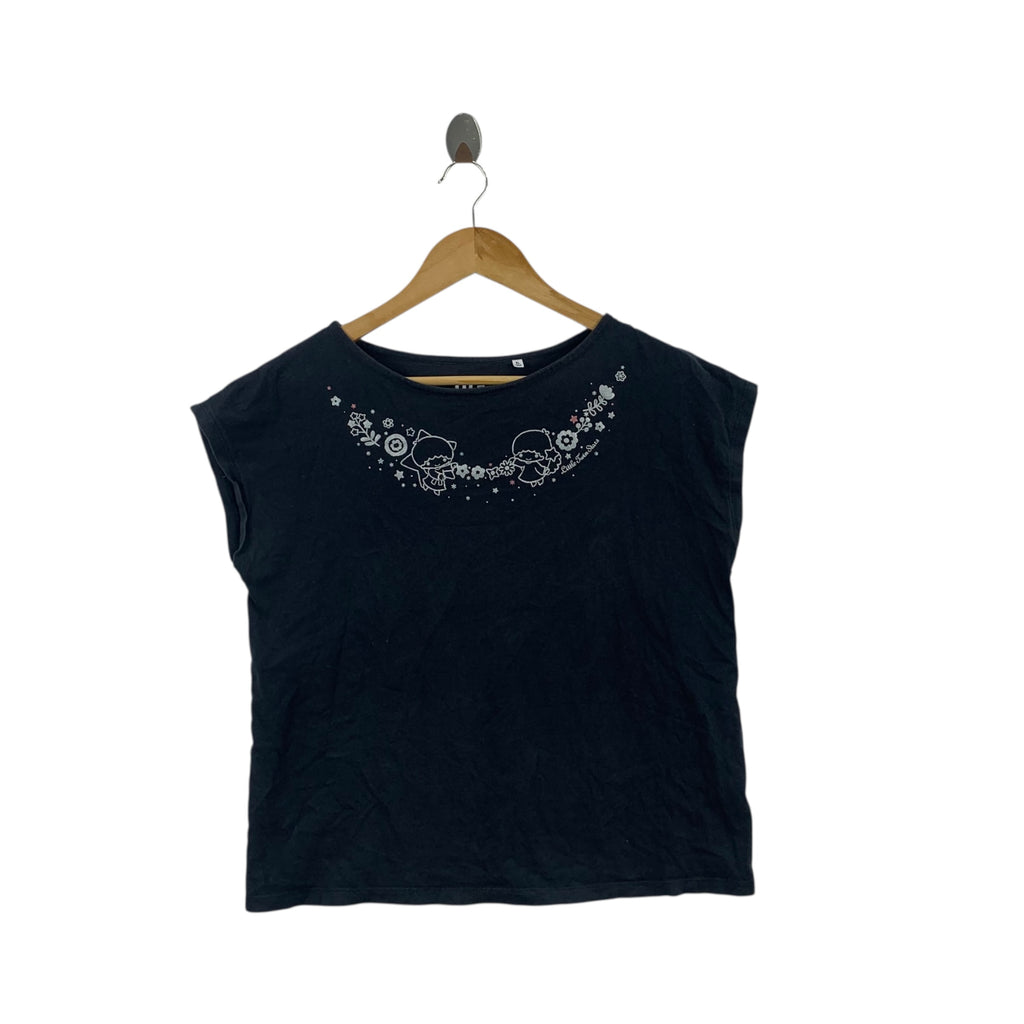 UNIQLO x SANRIO CARTOON Little Twin Stars Tee Shirt Top Hello Kitty