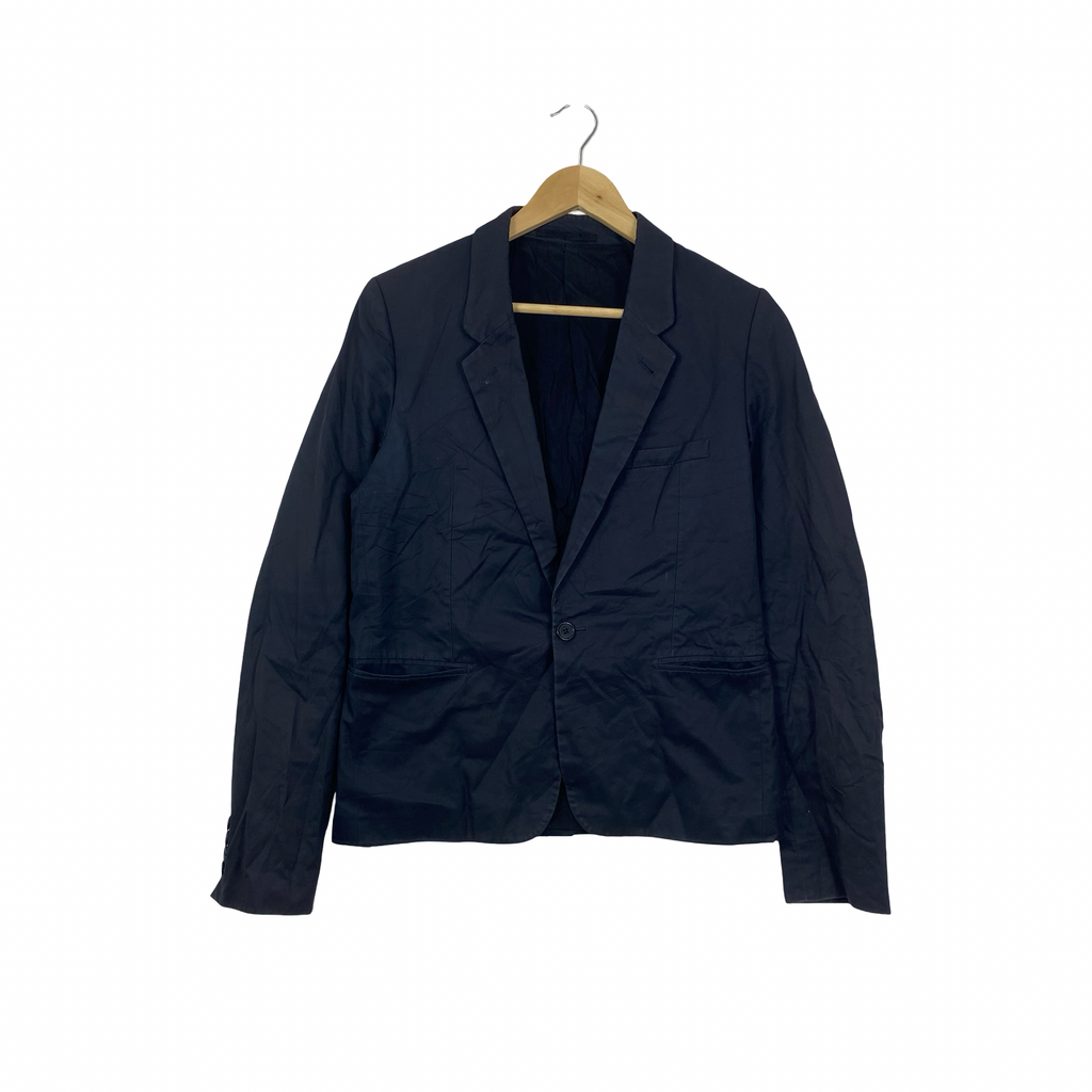 Vintage LIGHTWEIGHT  Blazer Jacket Single Button Long Sleeve Minimalist Casual Smart Casual Suit Coat
