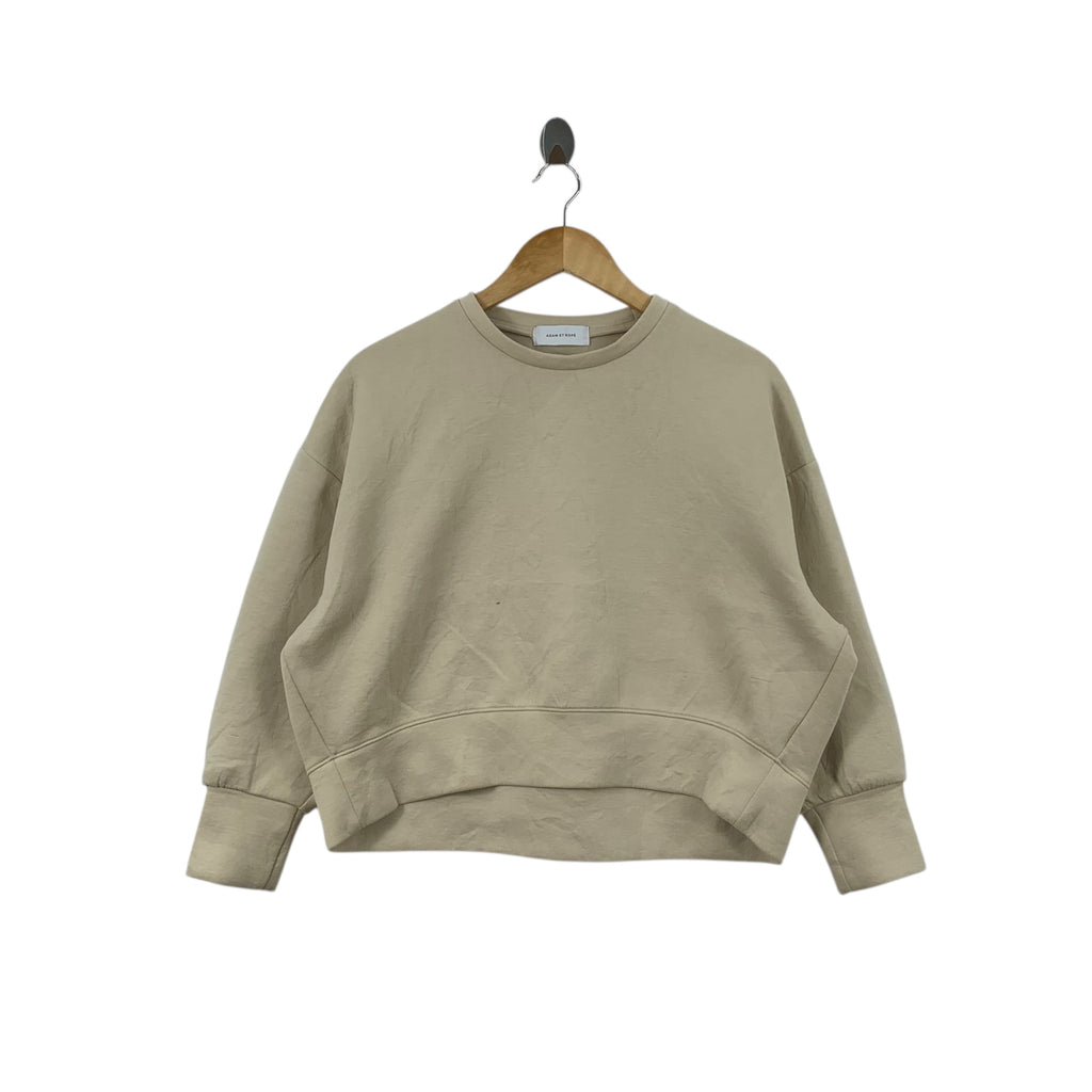 ADAM ET ROPE Made In Japan Plain Design Pastel Sweatshirt Sweater Pullover Jumper Designer