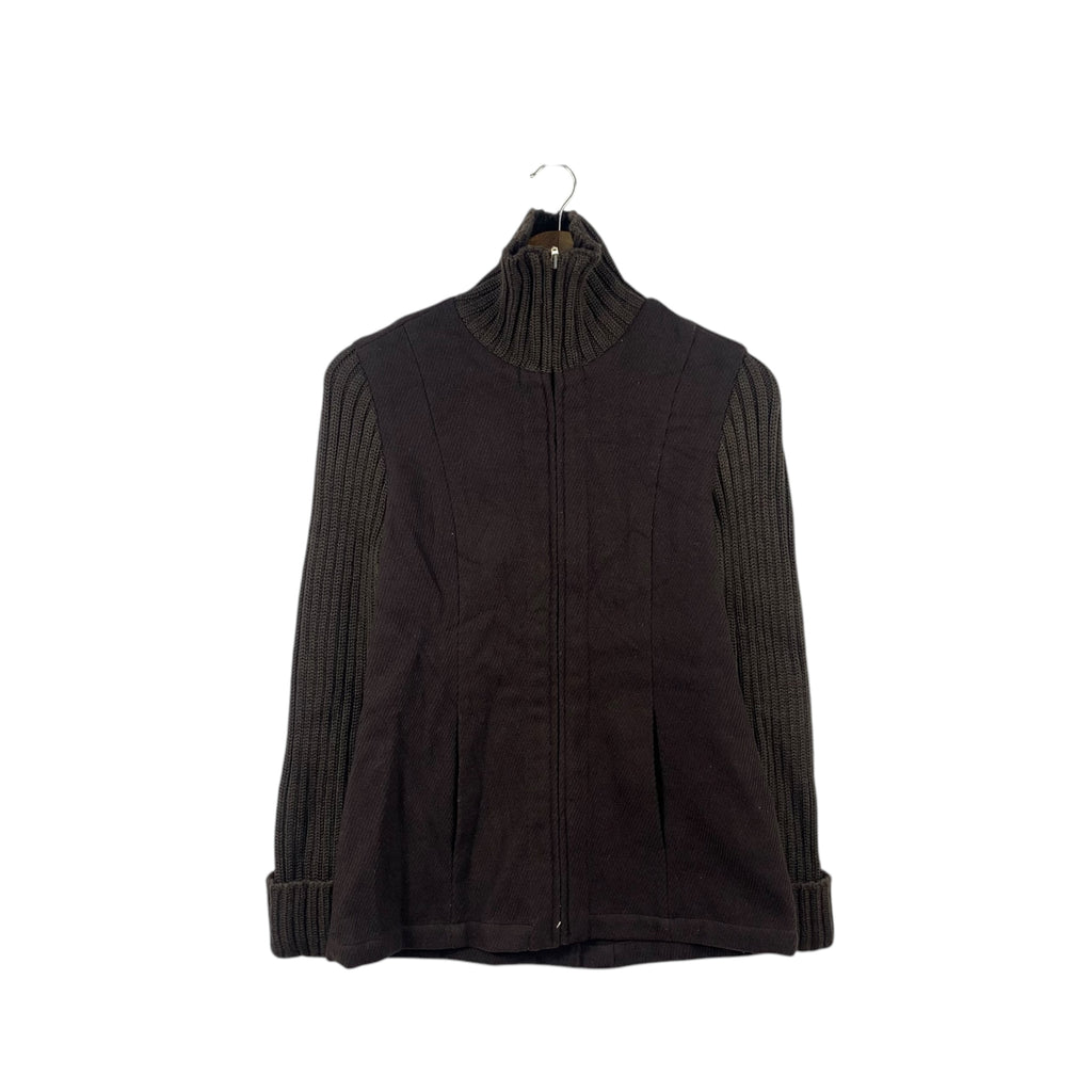 MAX MARA CO Collection Giaccone Caban Zipper Coat Jacket Made In Italy