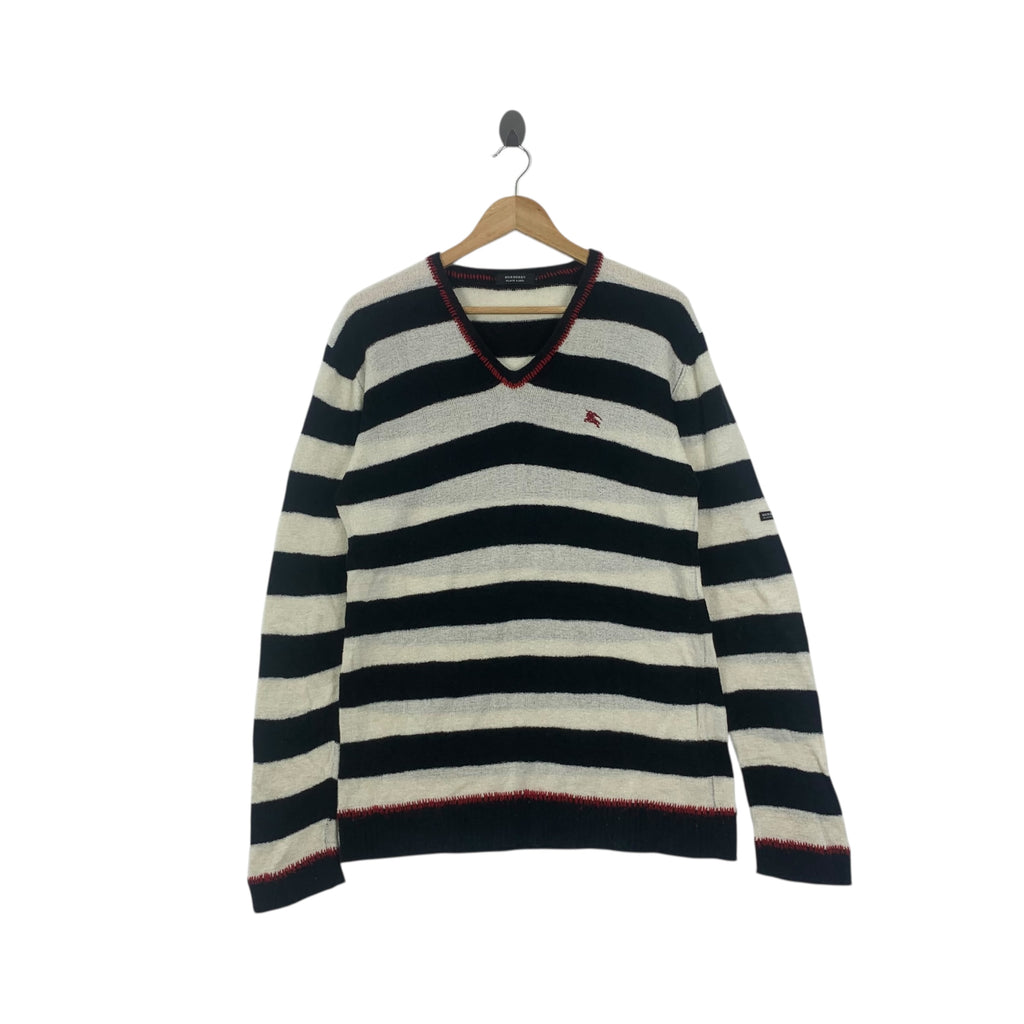 Vintage BURBERRY BLACK LABEL Knitwear Prorsum Sweater Tee Shirt Long Sleeve