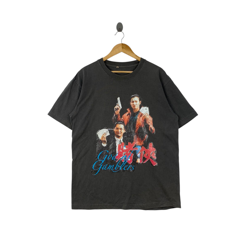 GOD OF GAMBLERS Chow Yun Fat Andy Lau Movie Tee Shirt Top Film Stephen Chow