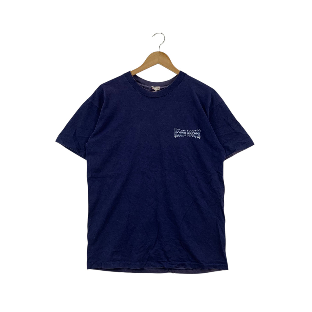 Vintage 90’ OCEAN PACIFIC OP Made In USA Distress Tee Shirt Top Natural Sun Faded