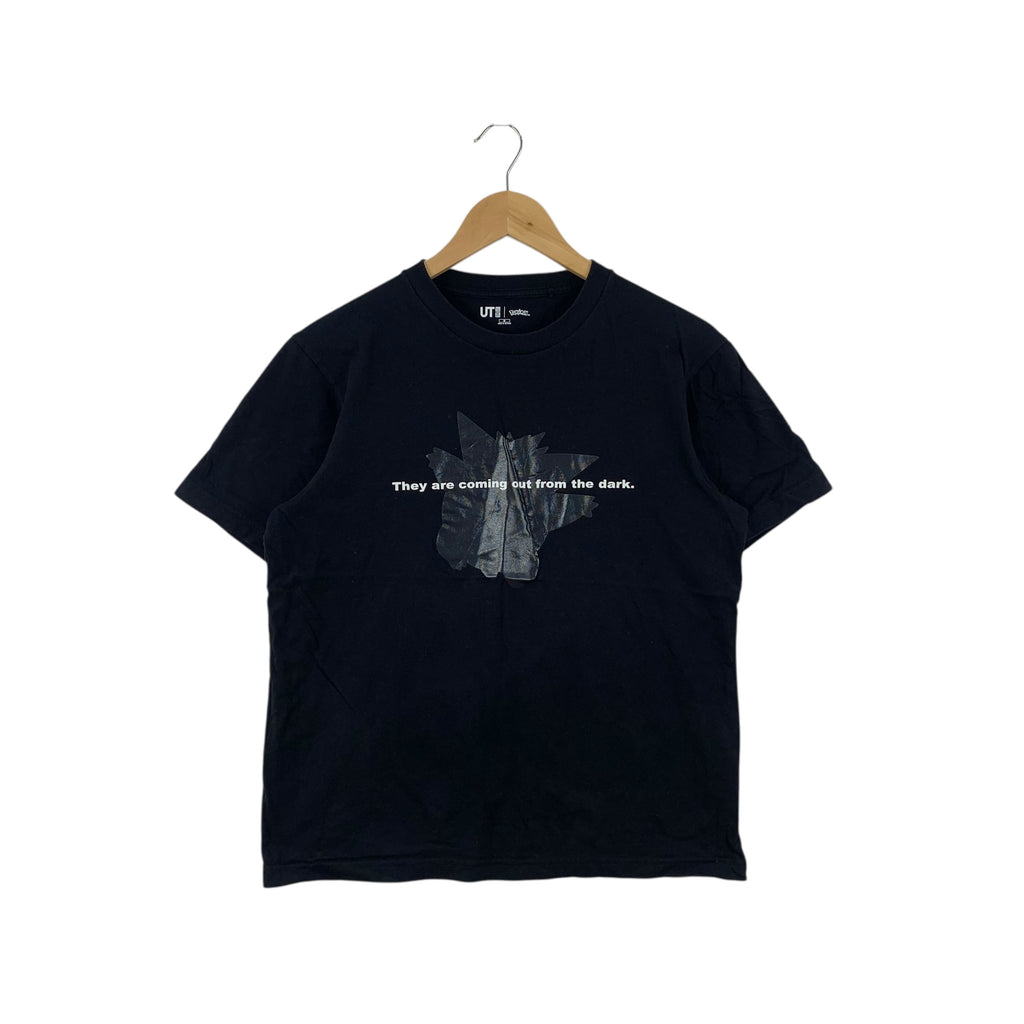 POKEMON GANGAR NINTENDO x UNIQLO Game Tee Shirt Top Pocket Monster Anime Movie