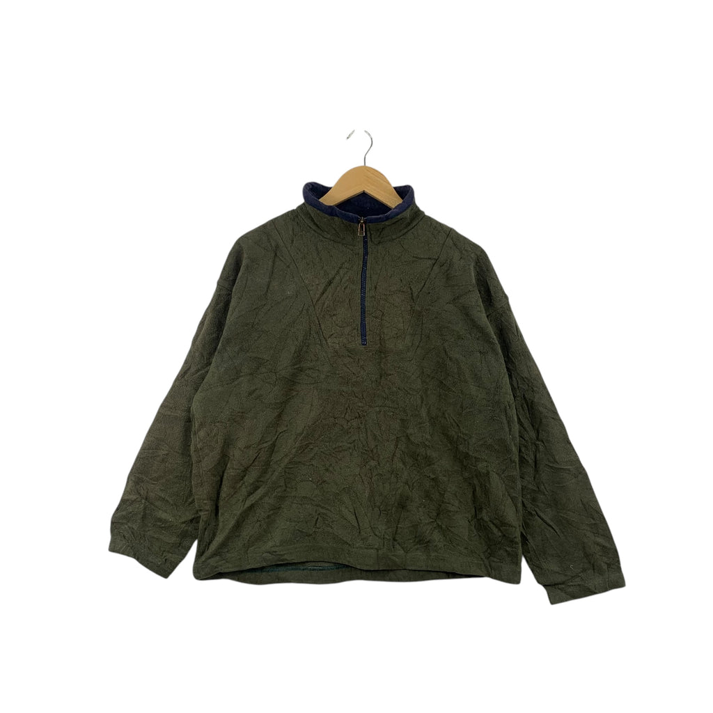 Vintage FRED PERRY ENGLAND  Made In Italy Half Zipper Jacket Outdoor Windbreaker
